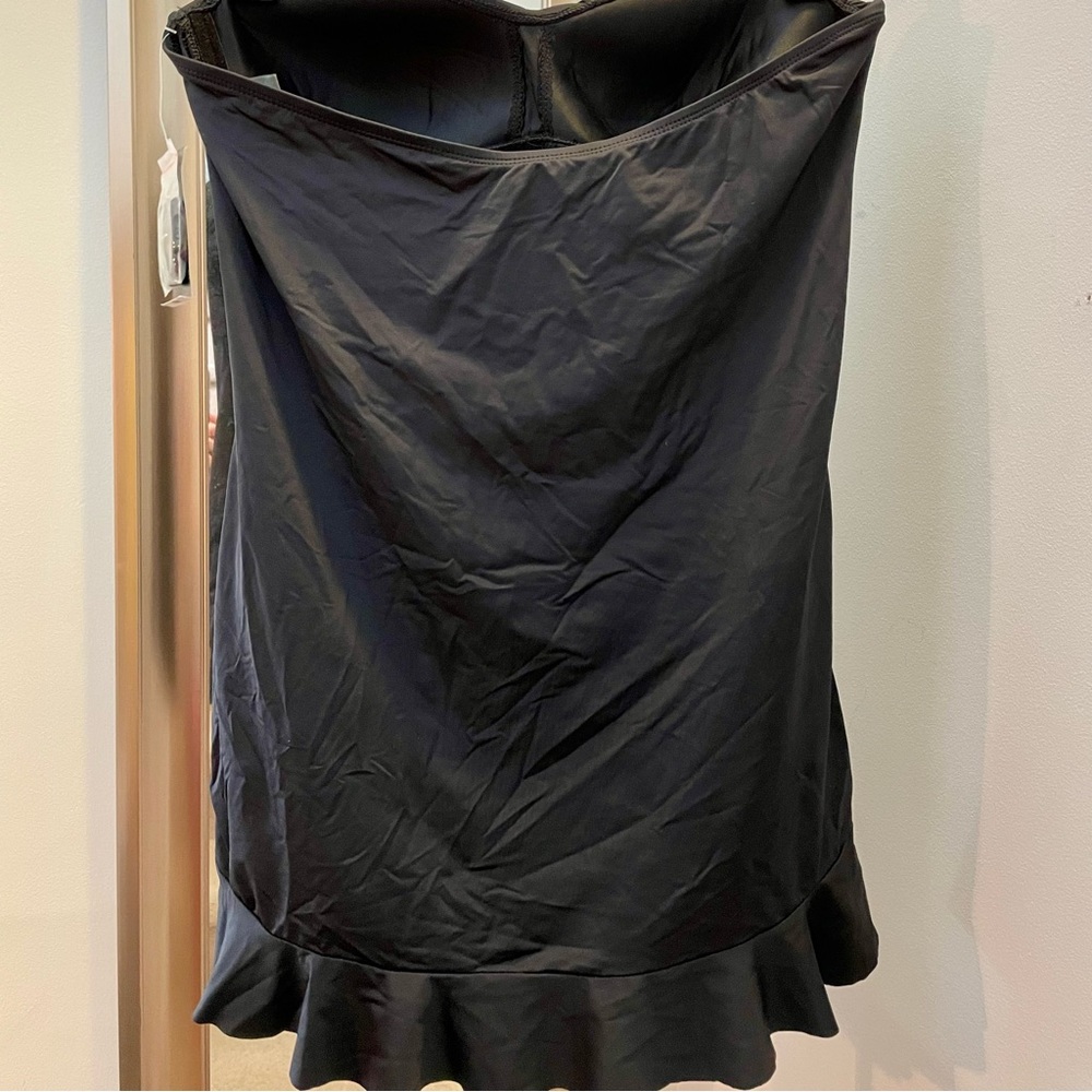 NWT a.n.a. black bathing suit with removable strap size 14 - Picture 3 of 7
